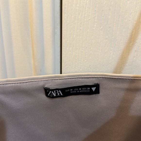 Zara Tan Leather Tank top - Picture 2 of 4